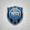 国际米兰队徽蓝黑色盾牌